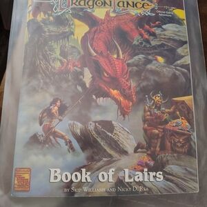 Vintage Dungeons And Dragons Dragonlance Book of Lairs